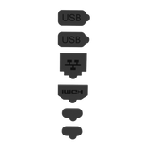 DOBE 16-in-1 Dust Plug Set for Nintendo Switch 2 Console – USB & Dock Port Protective Cap Kit - cabestdeal
